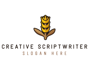 Grain Wheat Farm logo design