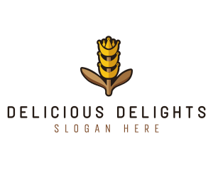 Grain Wheat Farm logo design