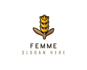 Grain Wheat Farm logo design