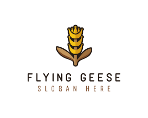 Grain Wheat Farm logo design