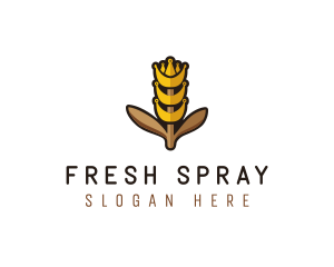 Grain Wheat Farm logo design