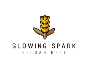 Grain Wheat Farm logo design