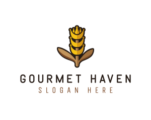 Grain Wheat Farm logo design