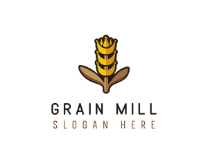 Grain Wheat Farm logo design