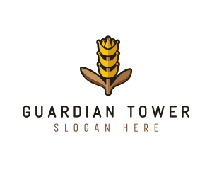 Grain Wheat Farm logo design