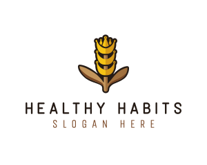 Grain Wheat Farm logo design