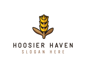 Grain Wheat Farm logo design