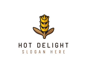 Grain Wheat Farm logo design