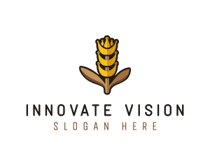 Grain Wheat Farm logo design