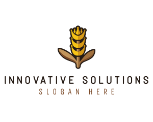 Grain Wheat Farm logo design