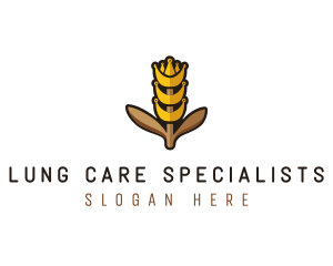 Grain Wheat Farm logo design