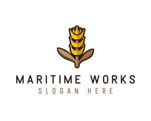 Grain Wheat Farm logo design