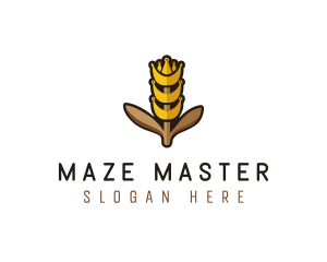 Grain Wheat Farm logo design