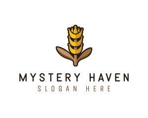 Grain Wheat Farm logo design