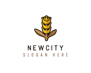 Grain Wheat Farm logo design