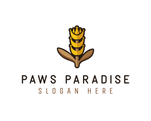 Grain Wheat Farm logo design