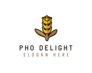 Grain Wheat Farm logo design