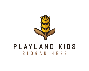 Grain Wheat Farm logo design