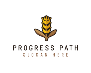 Grain Wheat Farm logo design