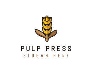 Grain Wheat Farm logo design