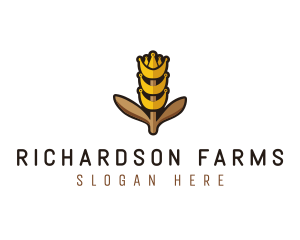 Grain Wheat Farm logo design