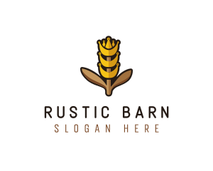 Grain Wheat Farm logo design