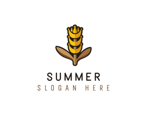 Grain Wheat Farm logo design