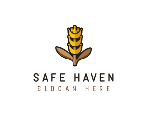 Grain Wheat Farm logo design