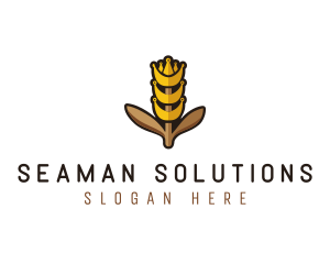 Grain Wheat Farm logo design