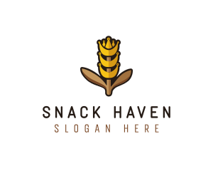 Grain Wheat Farm logo design