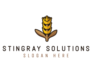 Grain Wheat Farm logo design