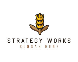 Grain Wheat Farm logo design