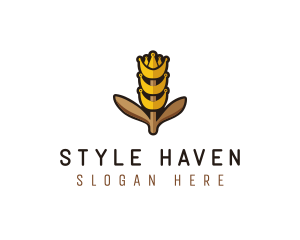 Grain Wheat Farm logo design