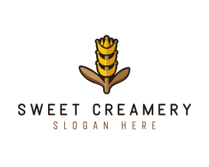 Grain Wheat Farm logo design