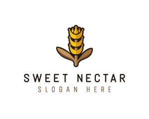 Grain Wheat Farm logo design