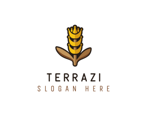 Grain Wheat Farm logo design