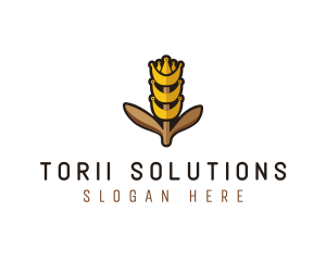 Grain Wheat Farm logo design