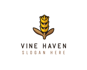 Grain Wheat Farm logo design