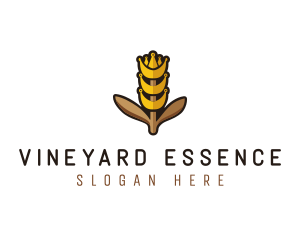 Grain Wheat Farm logo design