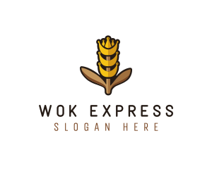 Grain Wheat Farm logo design