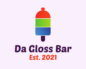 Ice Popsicle Counter Bell logo design