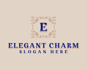 Elegant Botanical Boutique logo design