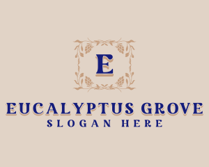 Elegant Botanical Boutique logo design