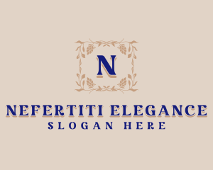 Elegant Botanical Boutique logo design