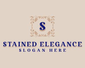 Elegant Botanical Boutique logo design