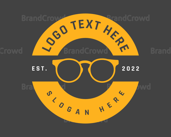 Cool Sunglasses Emblem Logo