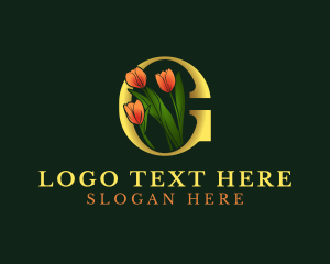Hairdresser - Floral Boutique Letter G logo design
