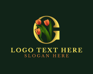 Event Planner - Floral Boutique Letter G logo design