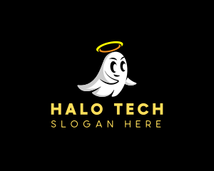 Halo - Ghost Halo Spirit logo design