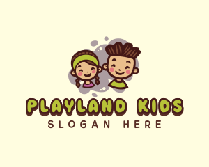 Happy Kids Preschool logo design